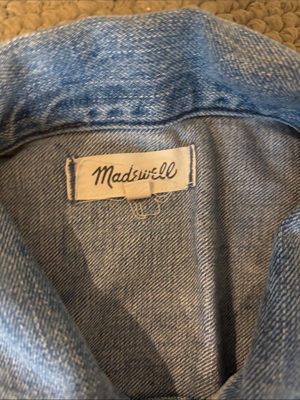 Madewell Light Blue Washed Denim Jacket - Picture 2 of 4